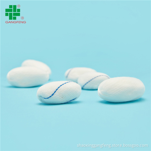 Gaze Tampons Erdnussform